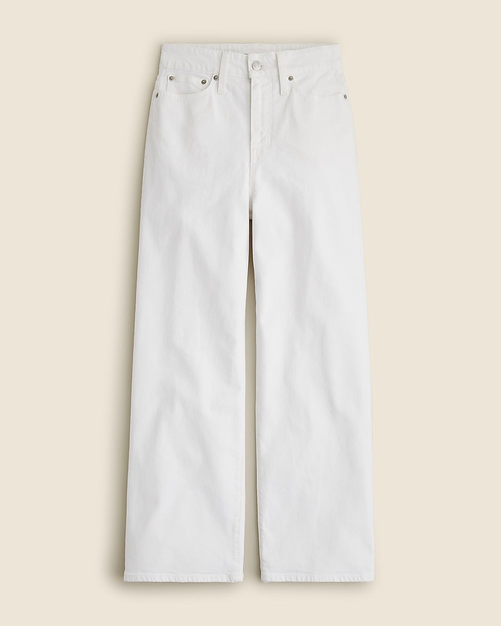 Curvy slim wide-leg jean in white | J. Crew US