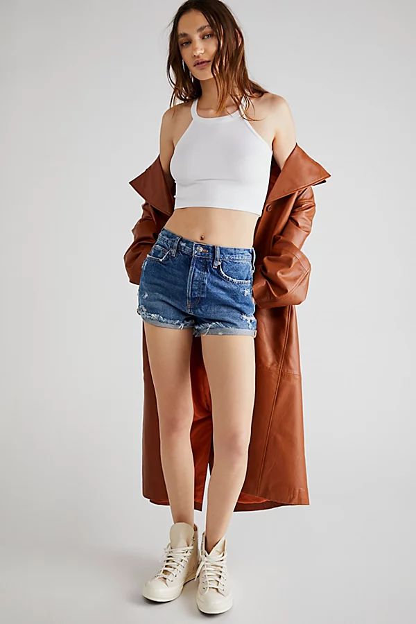 The Lasso Shorts by We The Free at Free People, Deep Sea, 29 | Free People (Global - UK&FR Excluded)