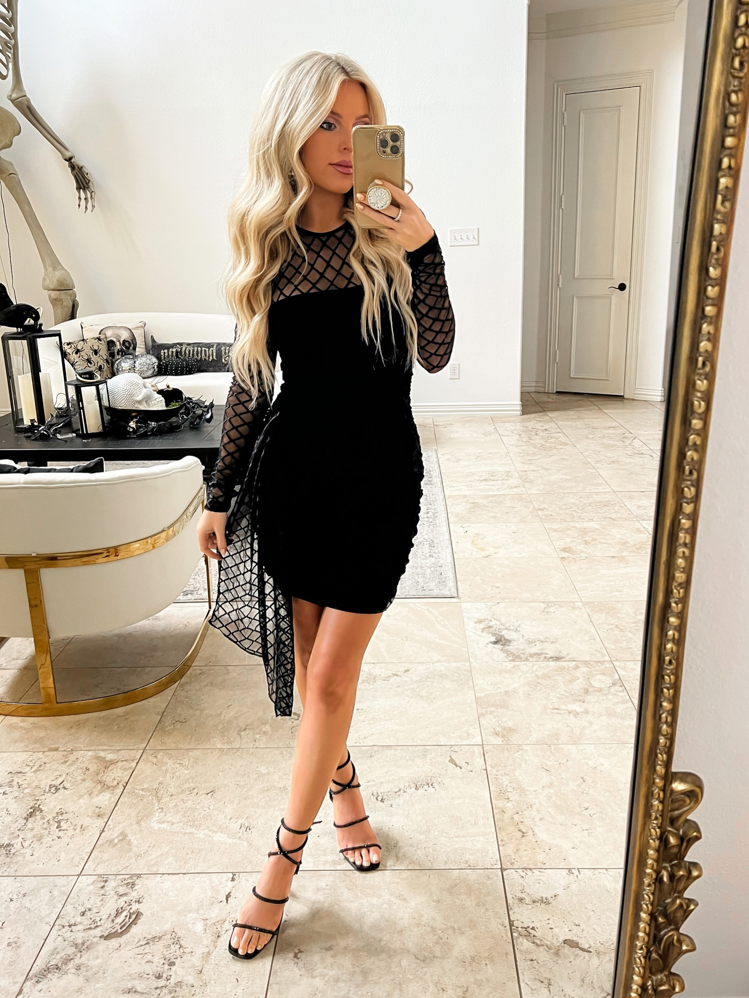 Little black dress. Holiday party dress. Black heels. Date night look. Revolve 

#LTKstyletip #LTKHoliday #LTKSeasonal