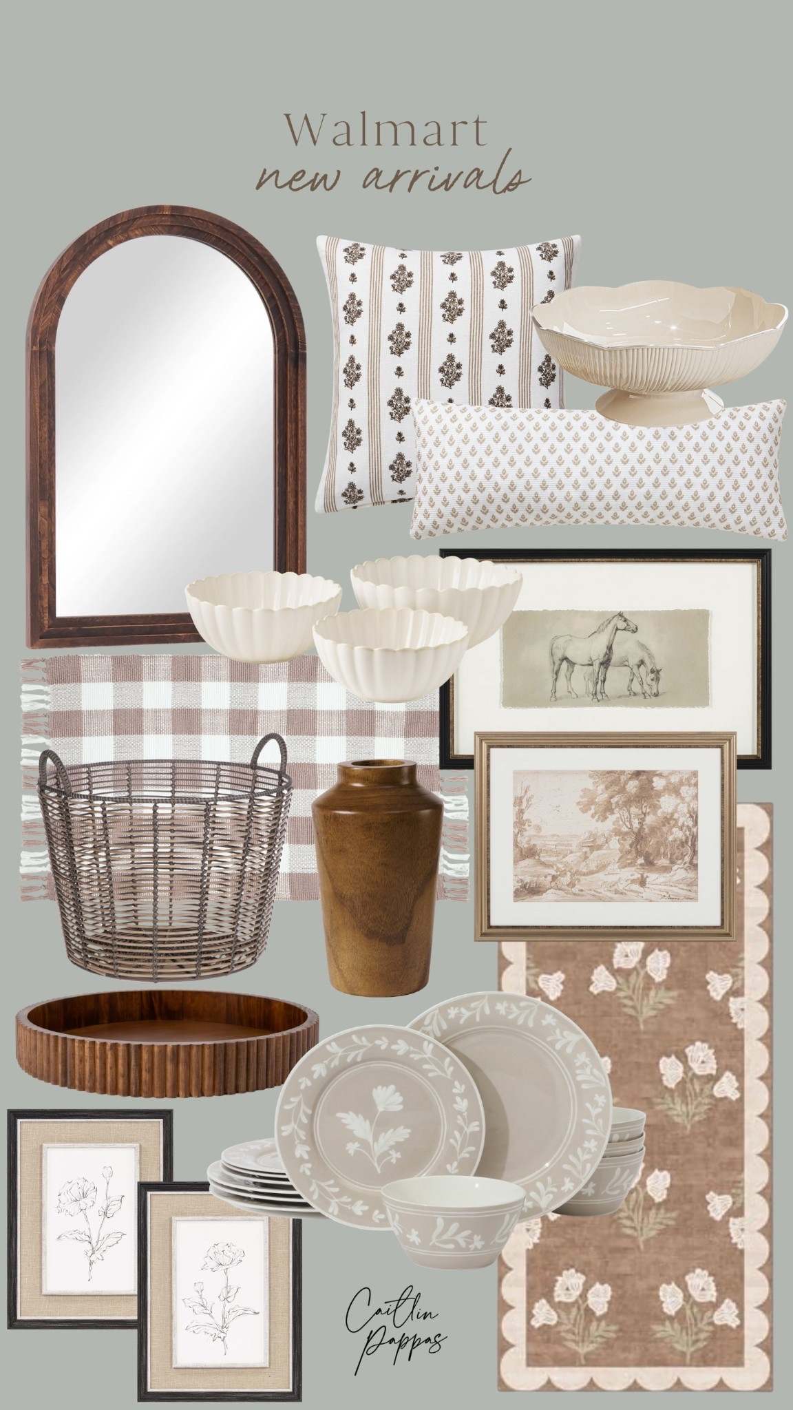 Walmart new arrivals for spring 🤍 Loving this mirror, runner rug, wall art, and more! 😍

#LTKHome