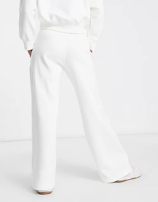 Nike Phoenix Fleece wide sweatpants in white - WHITE | ASOS (Global)