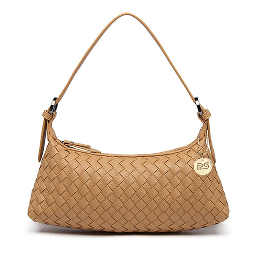PS PETITE SIMONE Shoulder Bag, Mini Purse for Women Judy Small Clutch, Vegan Leather Woven Handba... | Amazon (US)