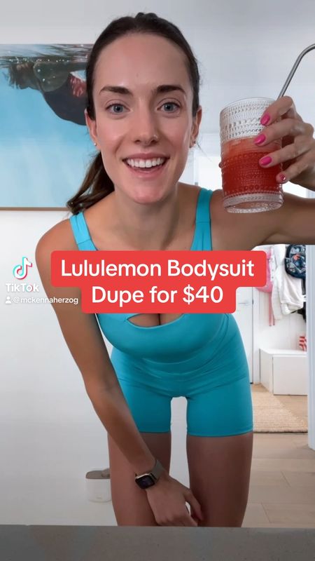 Lululemon bodysuit dupe 👏🏼 size small TTS. $40 from Target 

#LTKSeasonal #LTKFitness #LTKunder50