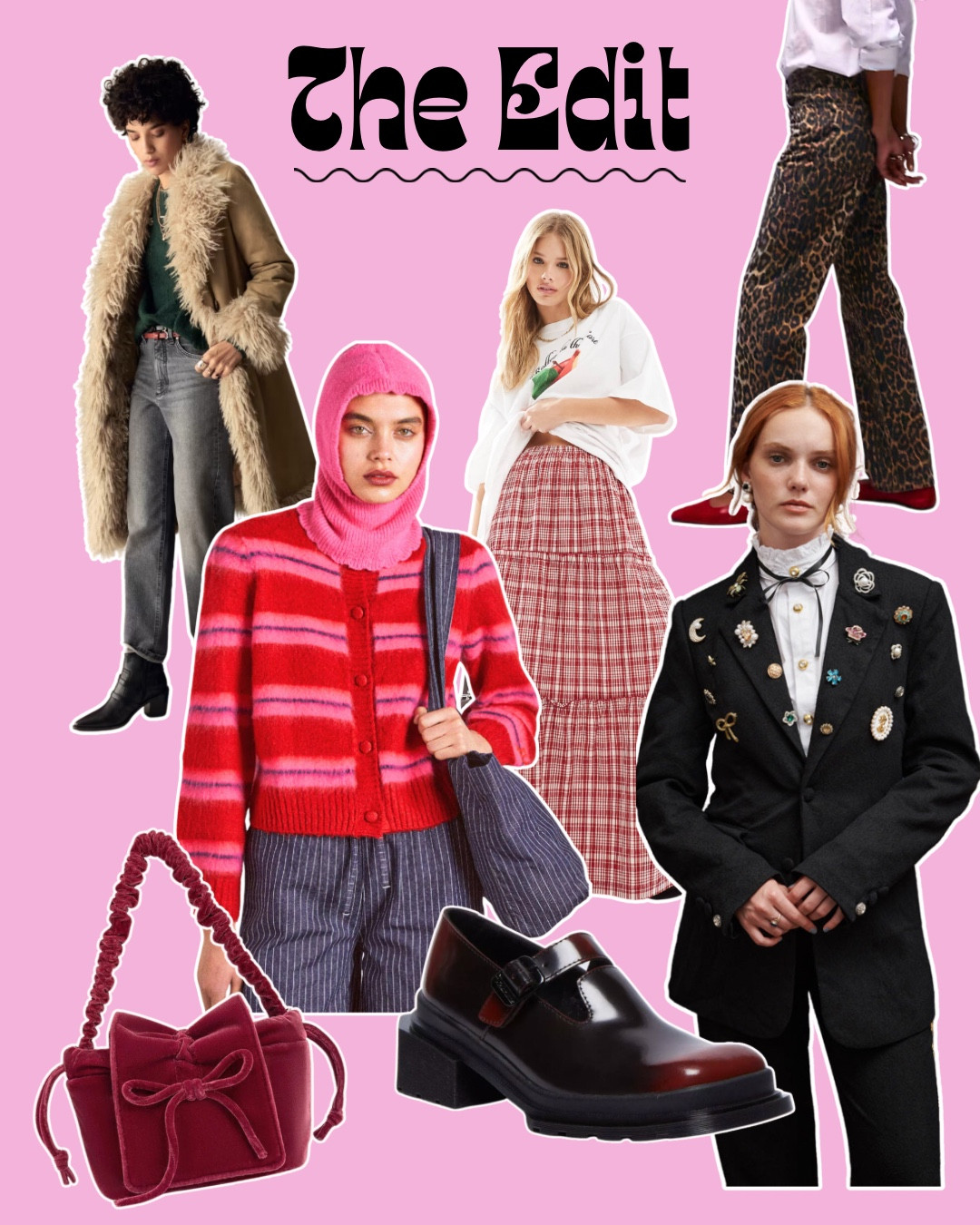 My weekly edit ❤️ embellished blazers, red and pink knits, afghan-style coats and amazing accessories! Although I think the leopard print jeans are my fave 😍 

#LTKuk #LTKautumn #LTKstyletip