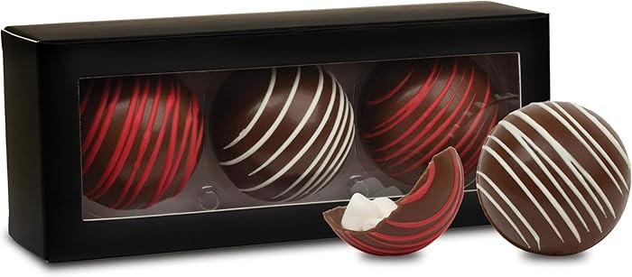 Hot Chocolate Bombs by Chocolate Works, Premium Hot Cocoa Bombs with Marshmallows, Made with Real... | Amazon (US)