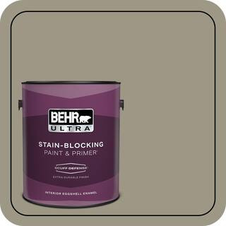 1 gal. #PPU8-20 Dusty Olive Extra Durable Eggshell Enamel Interior Paint & Primer | The Home Depot