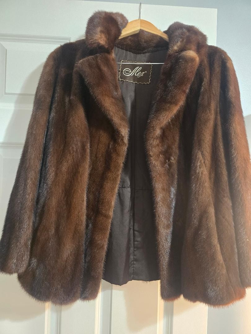 mink fur Coat for Women miediun size pre-owned good condition and Alex brand | eBay US