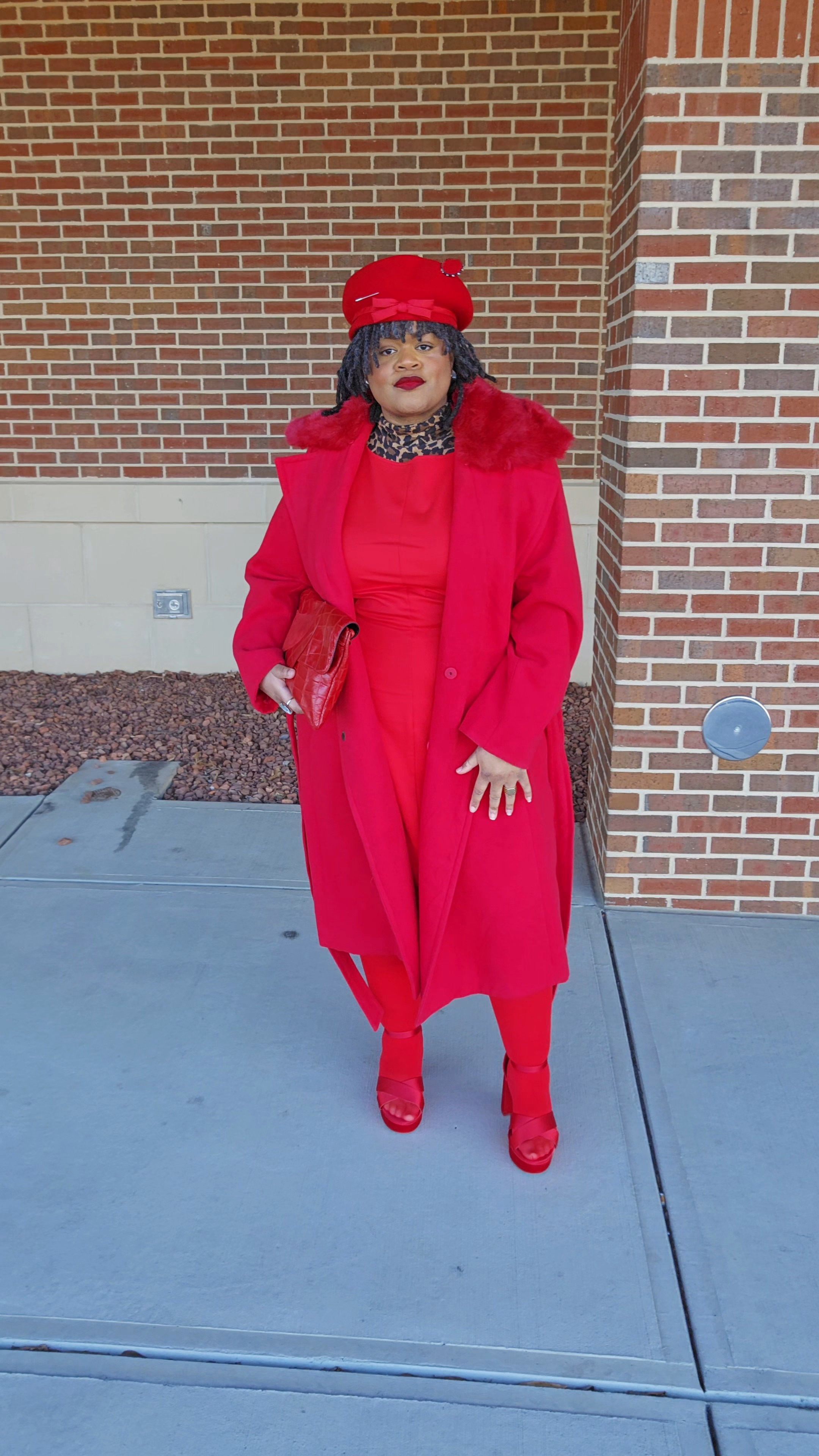 Loved styling this red outfit with a pop of leopard and vintage! ❤️🐆

#LTKValentine #LTKootd #LTKPlusSize