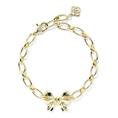 Kendra Scott Belle Bow Chain Bracelet - Gold | Target