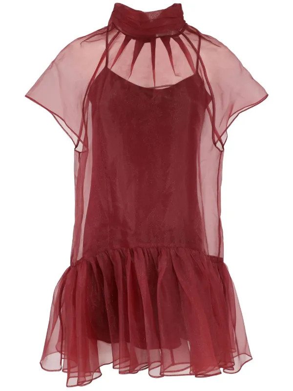 Simkhai Beaux Dress | Red | FARFETCH | Farfetch Global