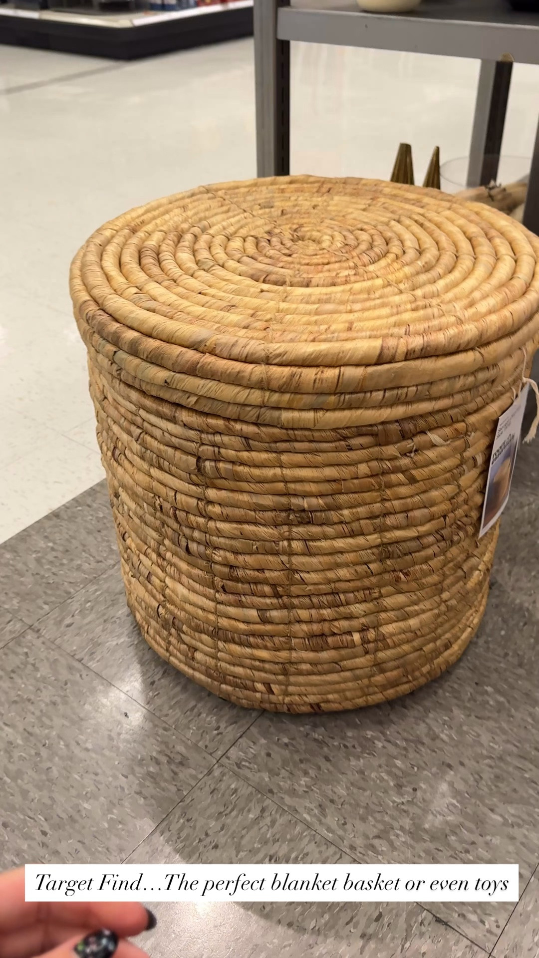 This storage basket is great for your living room blankets or to keep toys out of sight.  Currently my favorite target home find!  I’ve linked some more storage Ottomans that are great dual purpose pieces.

#StorageBasket #DecorativeBasket #HomeOrganization #Livingroom

#LTKFindsUnder100 #LTKHome #LTKmomlife