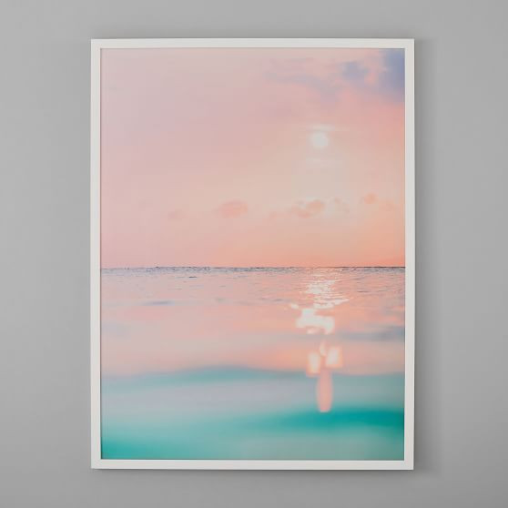 Minted® Sorbet Sea Framed Art by Kamala Nahas | Pottery Barn Teen