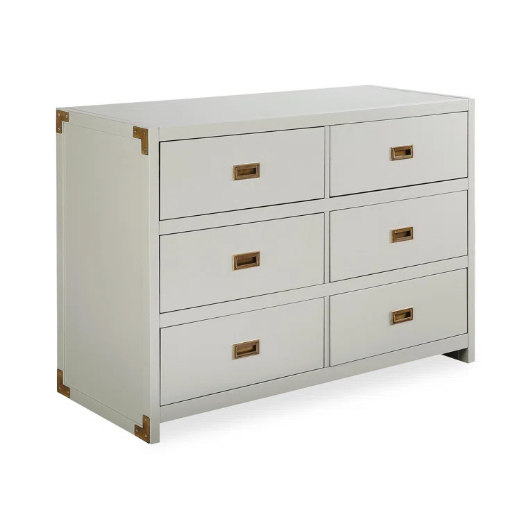Hubble 45'' Wide 6 - Drawer Double Dresser | Wayfair North America