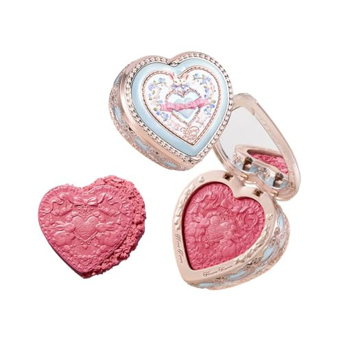 Flower Knows Bunny Garden Embossed Blush,Talc-Free Rose Satin Powder Blush,Highly Pigmented,Buildable&Blendable Formula,Dimensional Cheek Color for a Deep,Luminous Finish,Gift-Worthy(S02 Berry Bunny) | Amazon (US)