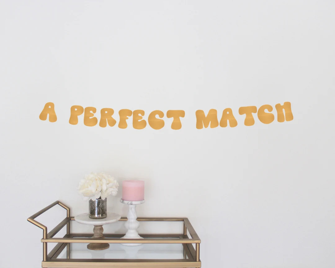 Bachelorette Party Banner, A Perfect Match, Tennis Bachelorette, Match Made in Heaven, Custom Ban... | Etsy (US)