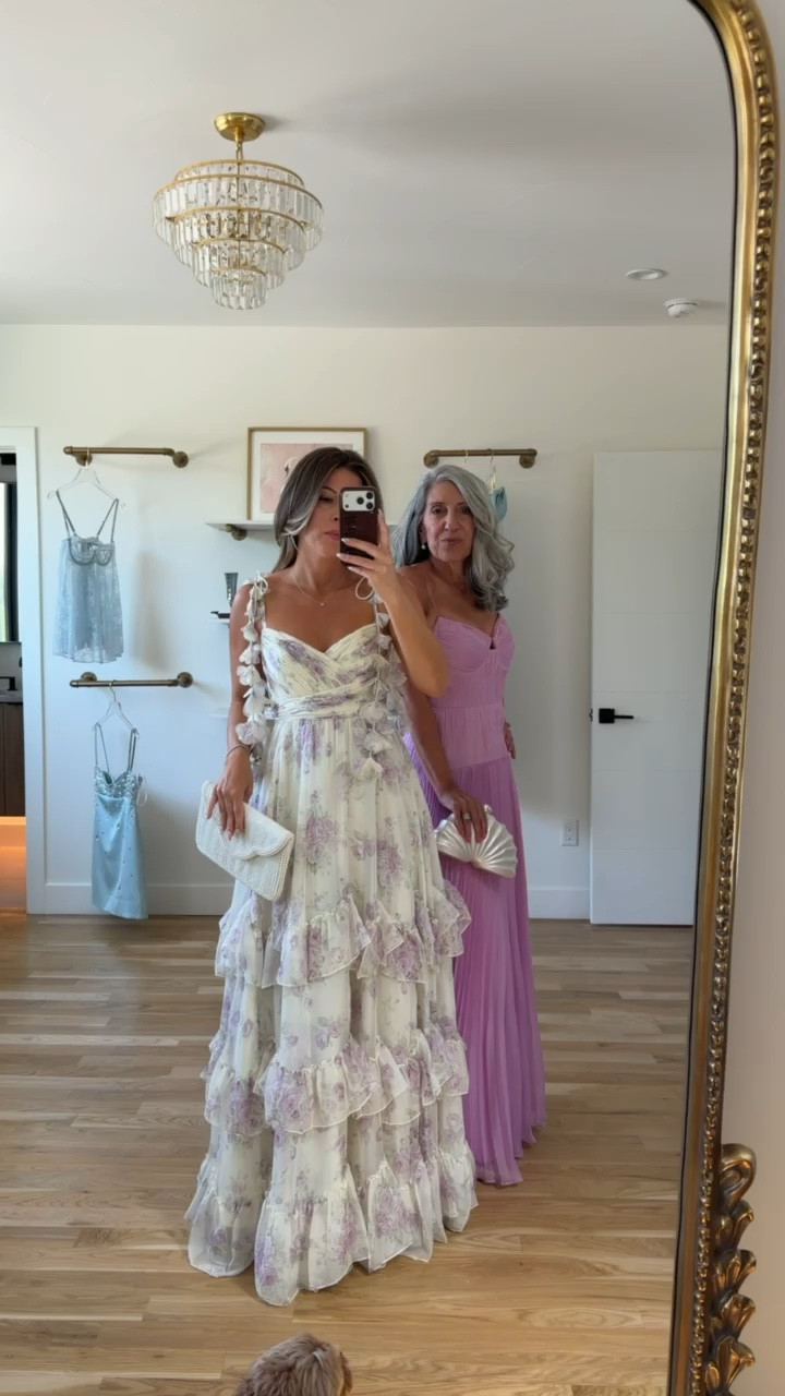 Mom and me wedding guest and formal event dresses  

Mac Duggal: Emerson10

Wearing my usual smalls/2 
Mom wears a medium/6

Wedding guest
Formal event
Black tie
Floral
Metallic
Pleated
Mother of the bride
Special occasion

#LTKSeasonal #LTKWedding #LTKootd
