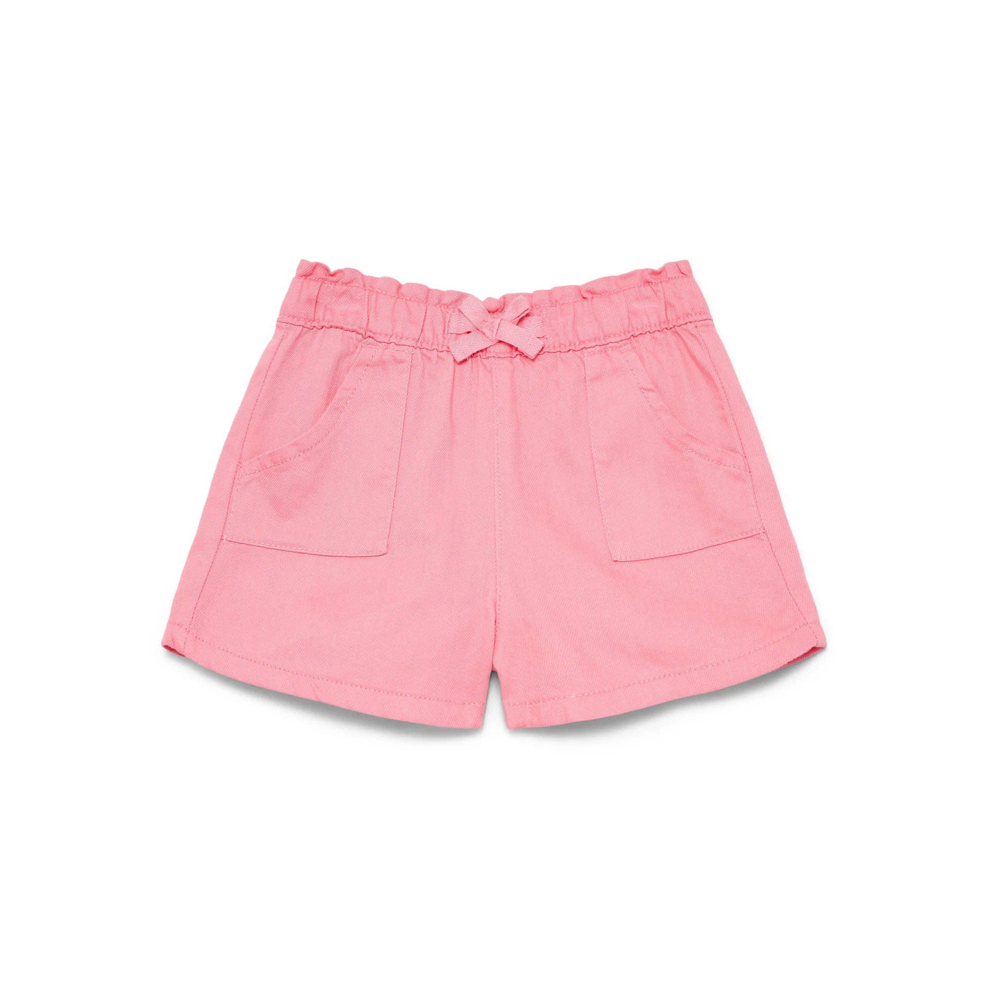 Wonder Nation Baby Girl Woven Shorts, Sizes 0-24 Months | Walmart (US)