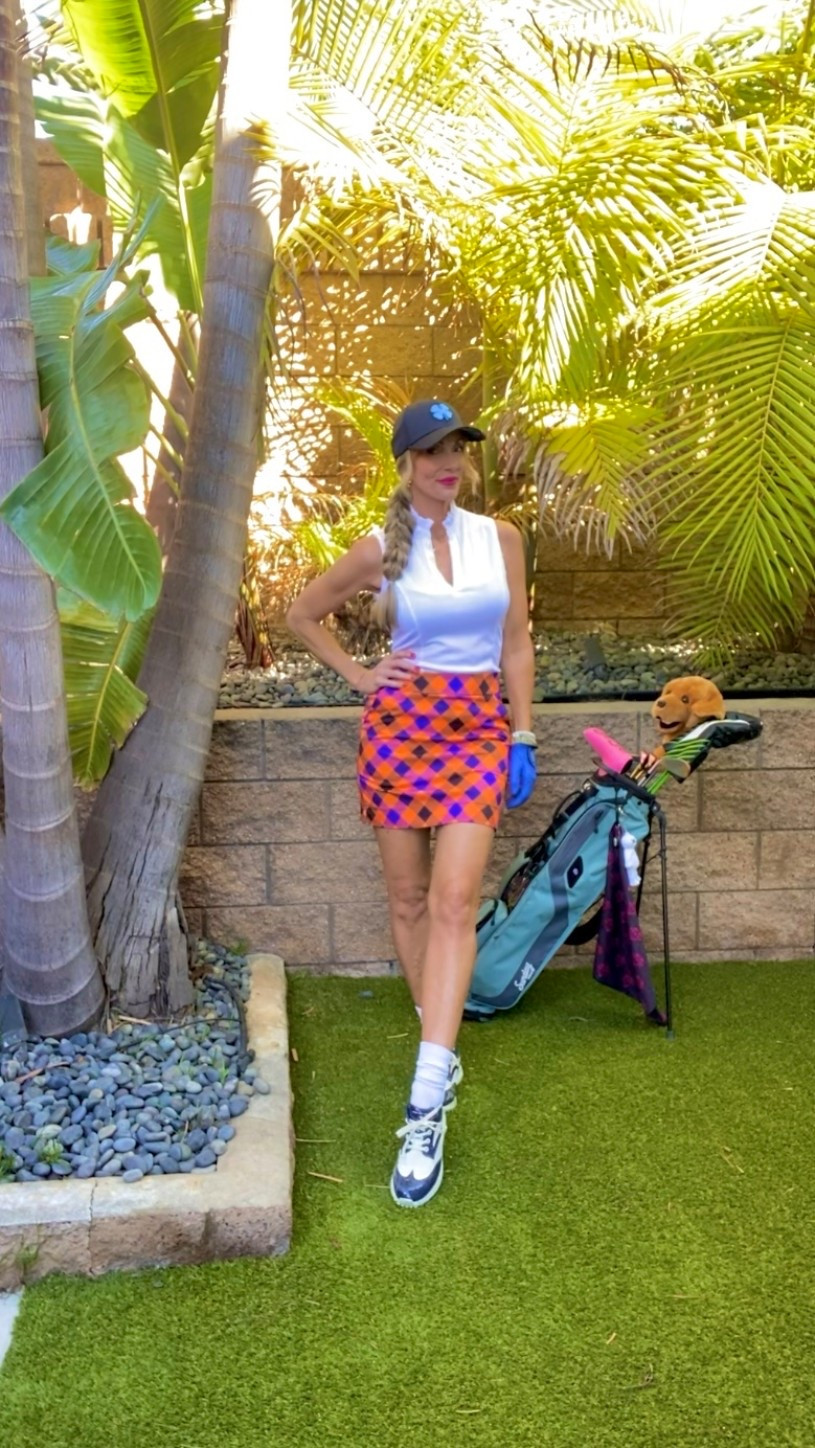 Fall fashion 🍁 Perfect outfit for the golf course!
Skirt-SML 2 from Loud mouth 
Hat-SML Black clover 15% off on website 15KATANA
Shoes-true size from Duca del cosma katanastrong
#golf #fallfashion

#LTKHoliday #LTKActive #LTKHalloween