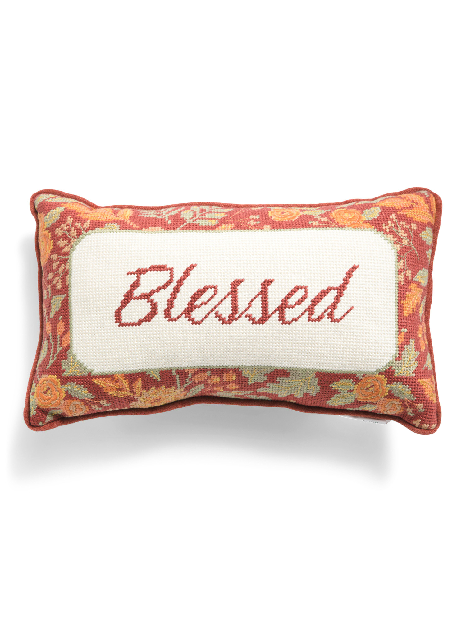 9x15 Blessed Harvest Florals Needlepoint Pillow | Throw Pillows | Marshalls | Marshalls