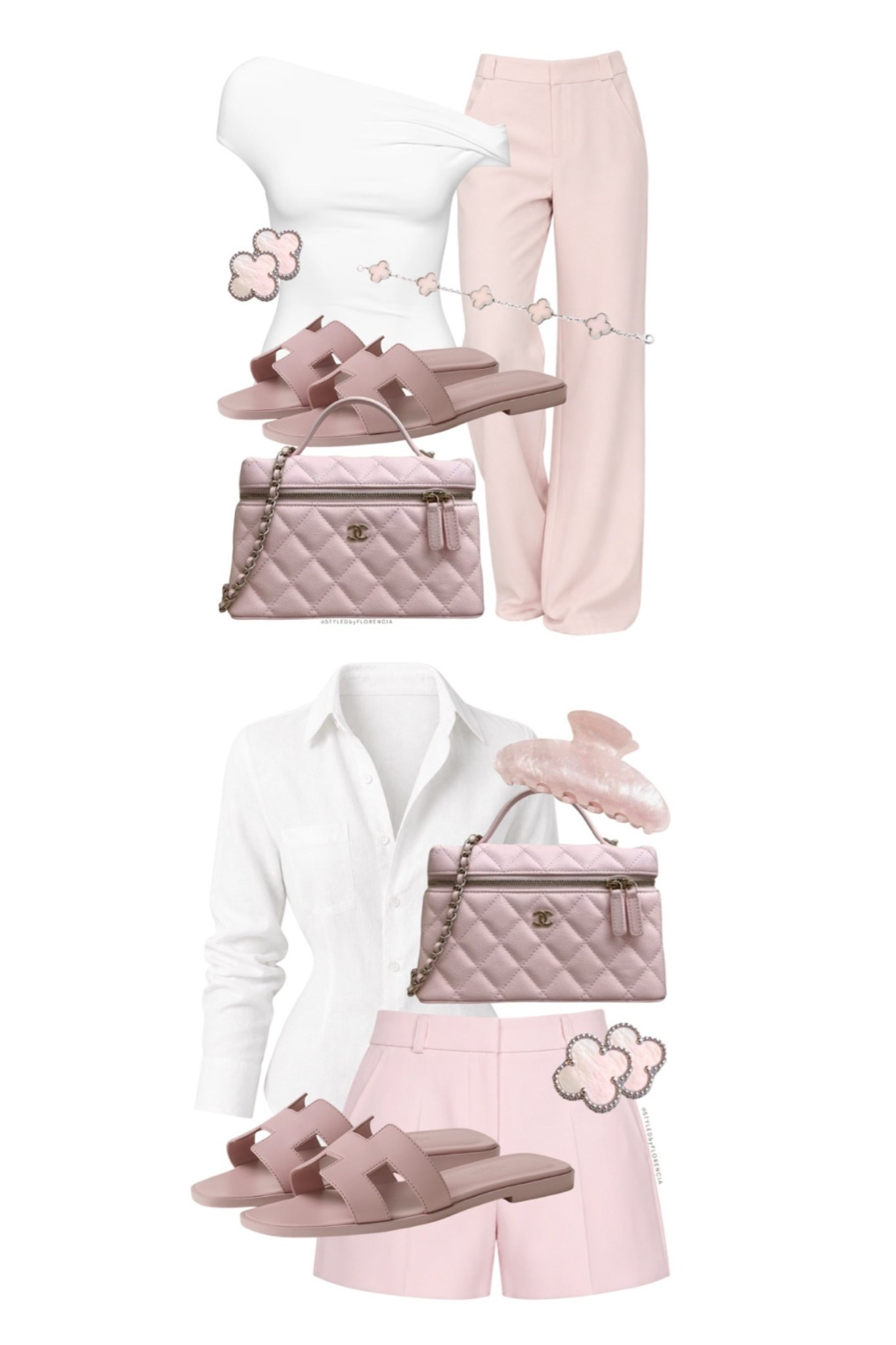 pink + white💗🤍
