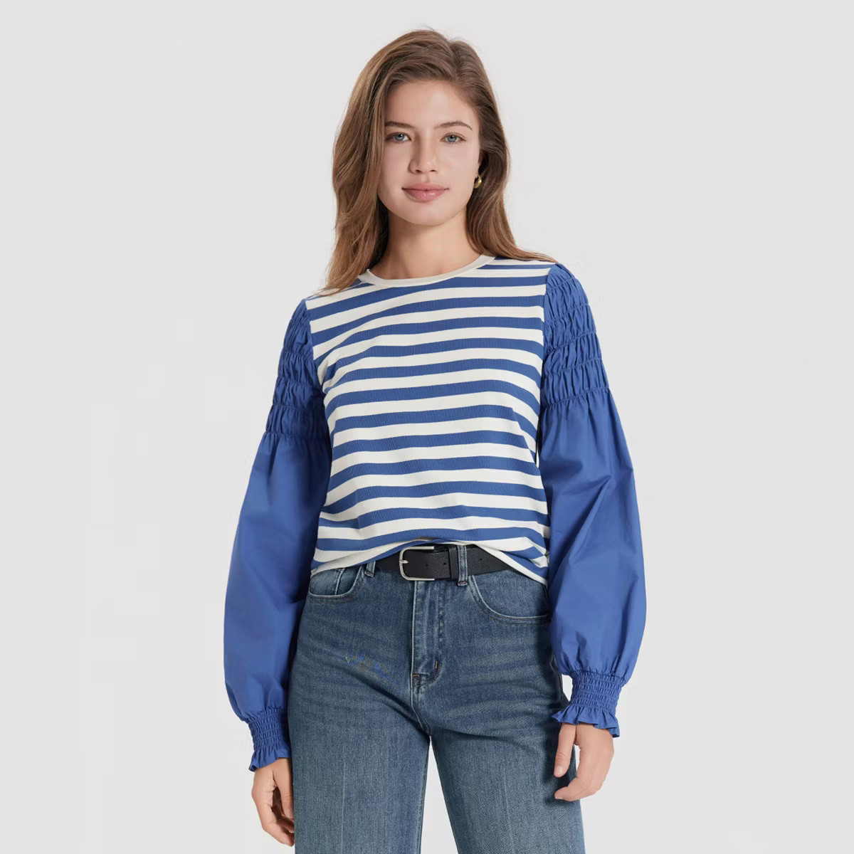 Women's Puff Long Sleeve Blouse - Universal Thread™ | Target
