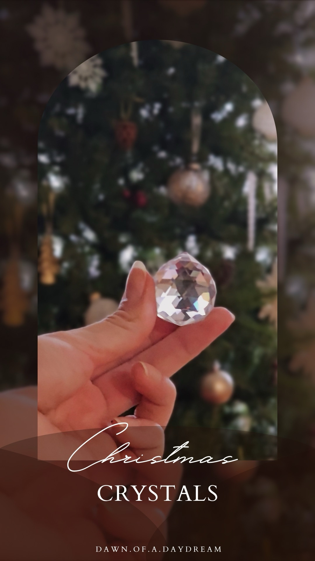 Ok but hear me out … A WHOLE TREE FULL OF CRYSTALS, just crystals!!! 👀🎄✨ 

Can you imagine all the prisms 🥹✨ THE SPARKLE?! I need to do this 🤔

*ahem* anyway comment “TREE” if you want the link to these little drop crystals and other sparkly glass options I found 😶🫶

*wanders off dreaming of shiny things* byeeee! 🐦‍⬛

............................................................................ 

Old house, big dreams and a girl with zero experience figuring it out as she goes! 
This isn’t an expert DIY account. It’s a “you’ve got this too” kind of space 🫶
Follow along and let’s learn together! 💗

🎥 Want more than the pretty before and after? Stories are the heart of the project , unfiltered + in-progress
💌 It’s official: our cozy corner of the internet is open! Swing by the website , I’d love to see you there.

............................................................................

#sparklychristmas #diychristmasdecor #crystaltree

DIY home inspiration | crystal Christmas decor | budget holiday decorating | DIY girly home | prism ornaments | DIY fixer upper | interior design inspo | cozy holiday ideas | winter home styling | small home renovation

#LTKHoliday #LTKSeasonal #LTKHome