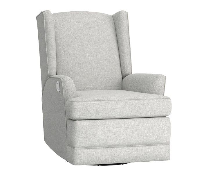 Modern Wingback Manual Swivel Glider Recliner | Pottery Barn Kids