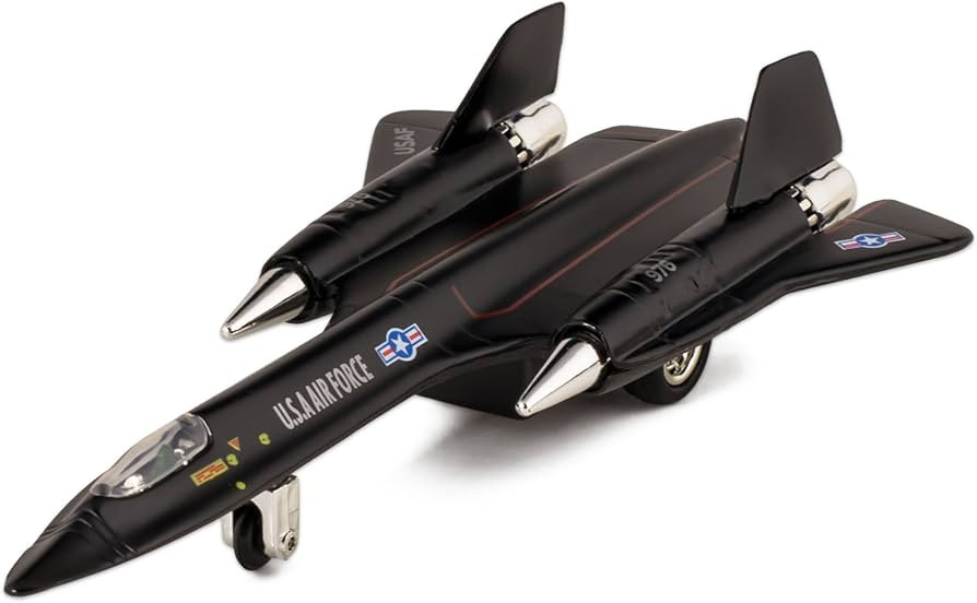 🛦 United States Air Force SR-71A Blackbird 8" Die Cast Metal Pull Back Action Model Jet Toy | Amazon (US)