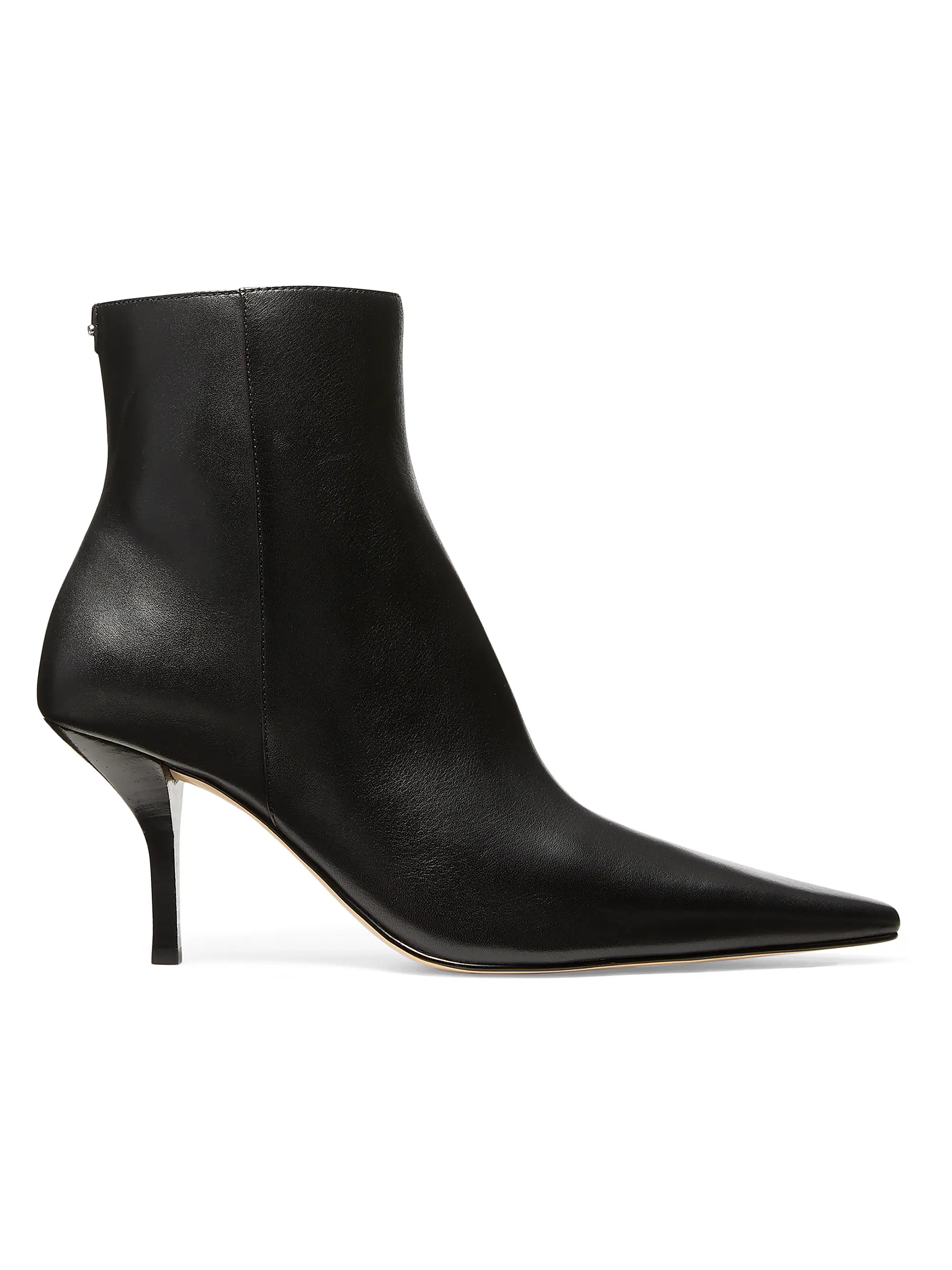 Selina 75MM Leather Ankle Booties | Saks Fifth Avenue