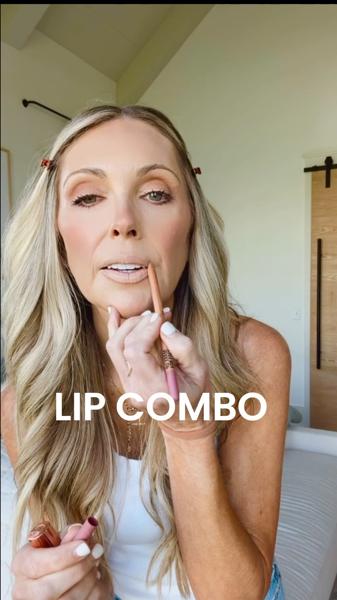 New lip combo alert 🤍 Makeup Forever’s creamy Walnut Fair + Charlotte Tilbury Pillow Talk Fair is the perfect soft, flattering neutral for 40+ lips—smooth, polished, and never drying. During the Sephora Spring Savings Event (4/10–4/20), get Sephora Collection 30% off and Rouge 20% off, then 4/14–4/20 VIB is 15% off and Insiders 10% off. Use code SPRINGSALE. @sephora #sephorapartner 


#LTKOver40 #LTKootd #LTKBeauty