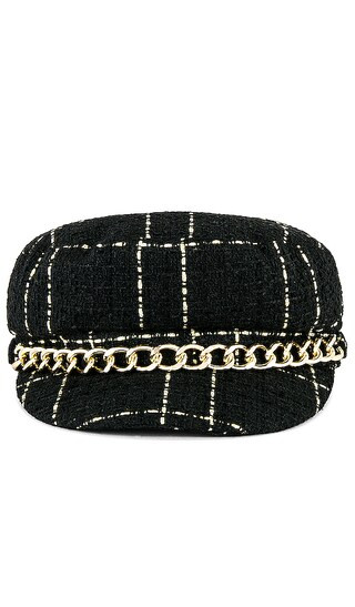Jessa Hat in Black & Gold | Revolve Clothing (Global)