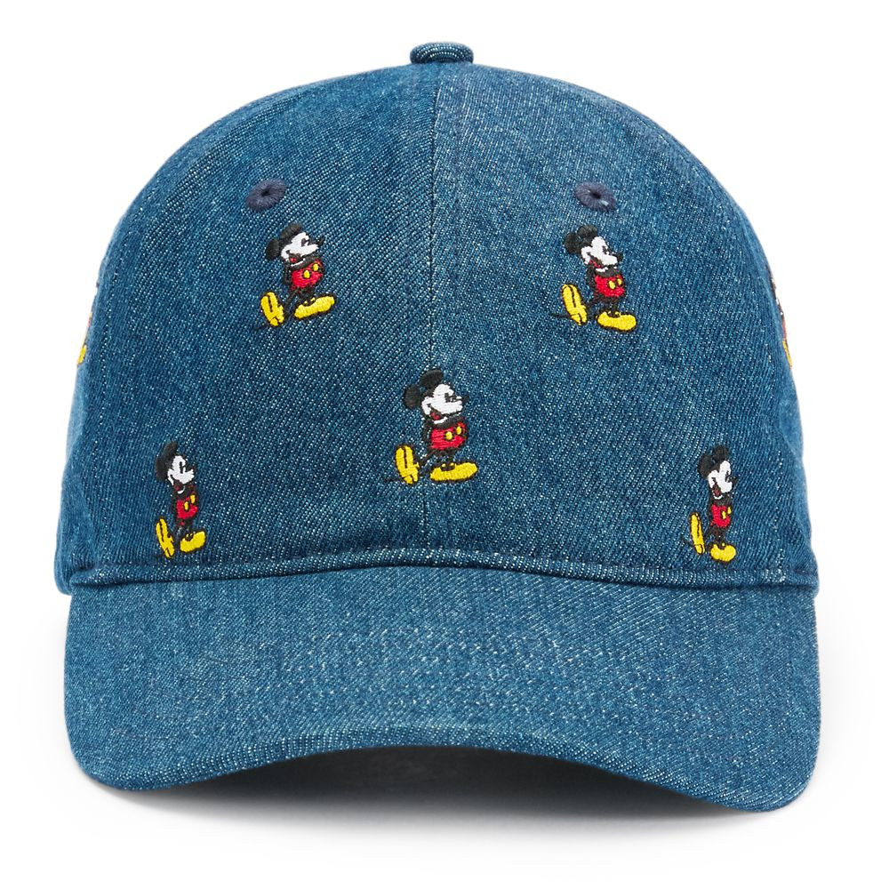 Mickey Mouse Denim Baseball Cap for Adults \u2013 Disney Parks | Disney Store