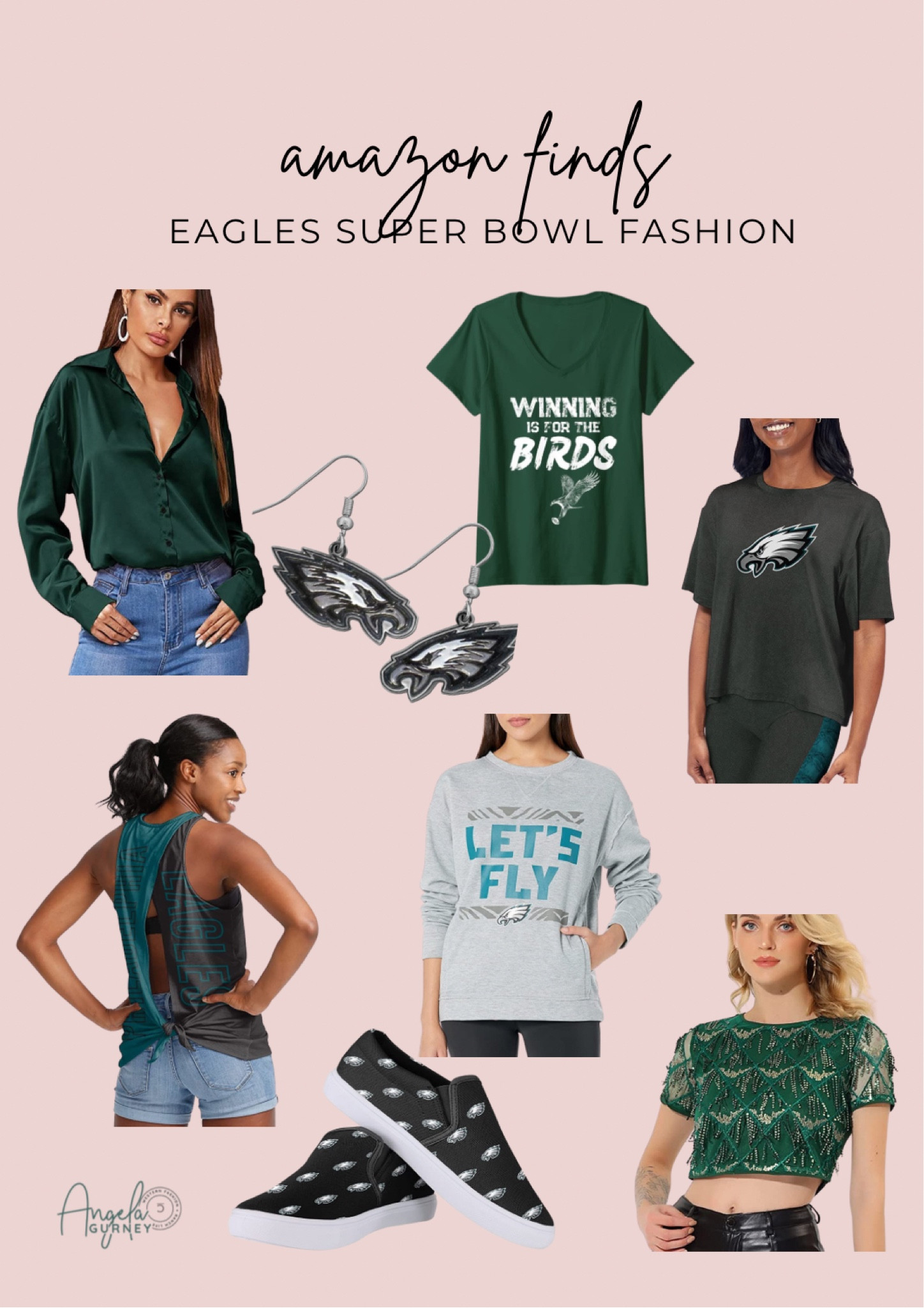 Super Bowl Sunday outfit ideas - Philadelphia Eagles fashion - football 

#LTKSeasonal #LTKstyletip