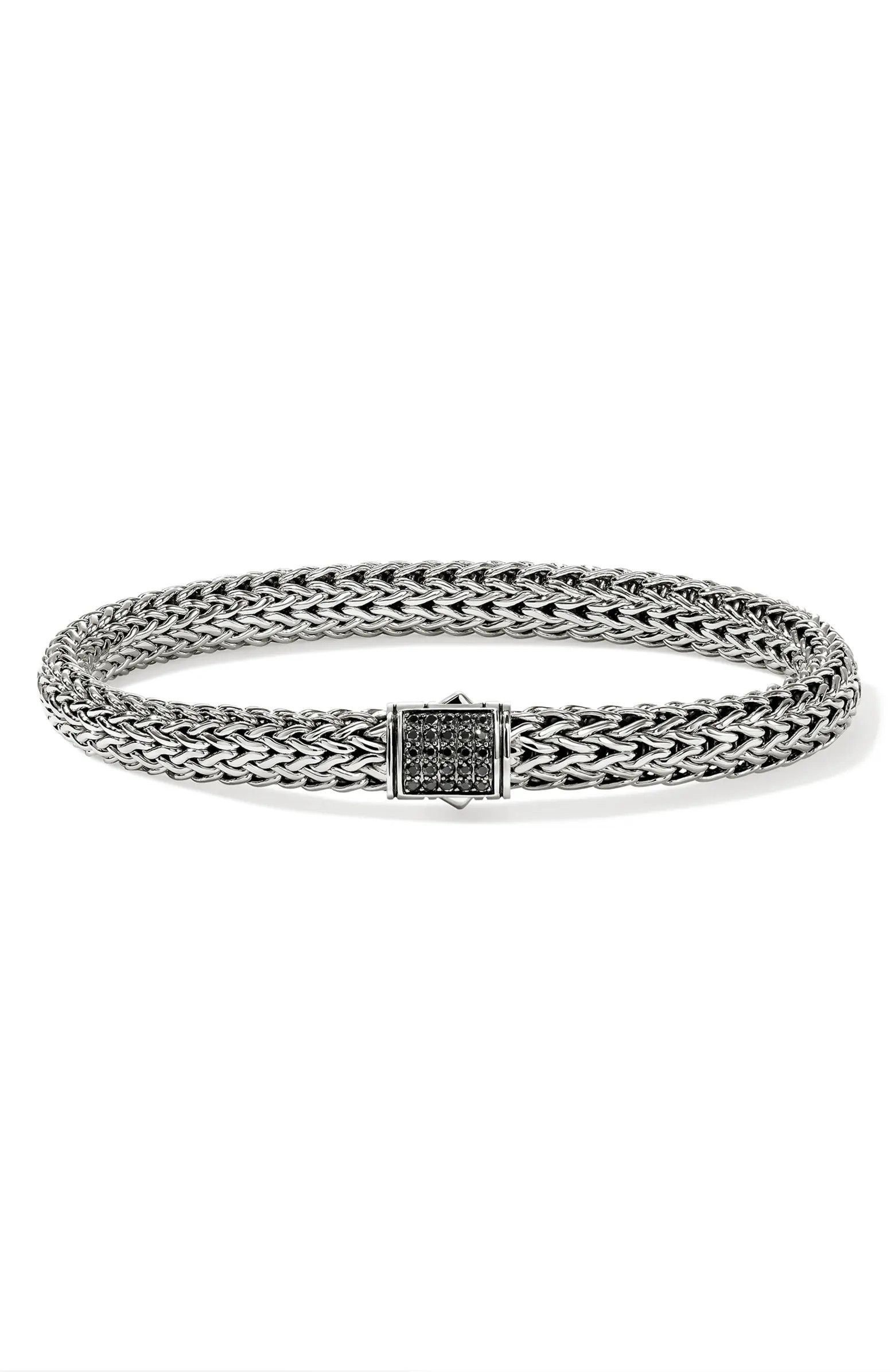 Icon Bracelet, Sterling Silver, Pavé, 6.5mm | Nordstrom