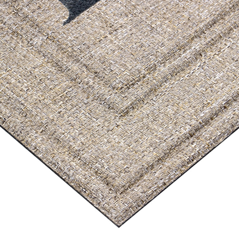 Mainstays Recycled Rubber Sisal Soho Paw Entryway Doormat, 18" x 30" | Walmart (US)