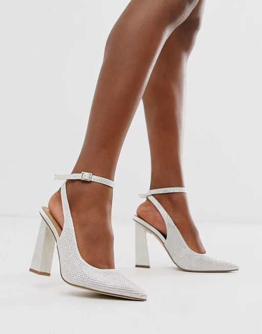 ASOS DESIGN Precious premium embellished high heels | ASOS US