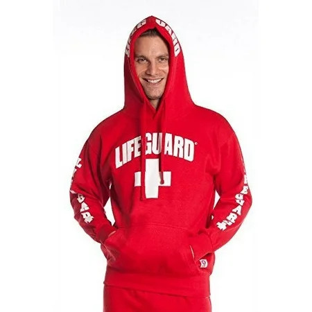 Official Lifeguard Hoodie Red East Cost Unisex | Walmart (US)