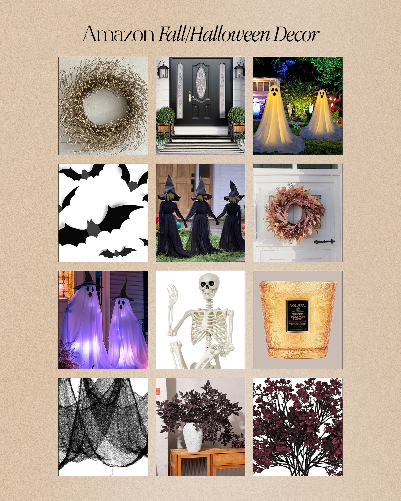 Fall and Halloween home decor from Amazon 🍂
