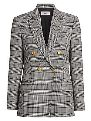 Sedgwick II Glen Check & Houndstooth Double-Breasted Jacket | Saks Fifth Avenue