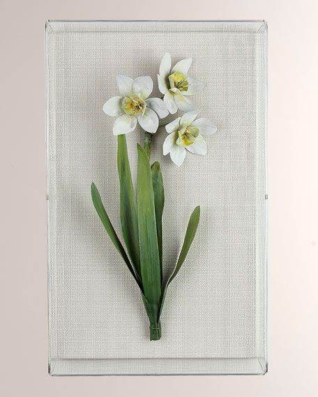 Charlotte Moss for Tommy Mitchell Narcissus December Birth Flower Wall Art | Bergdorf Goodman