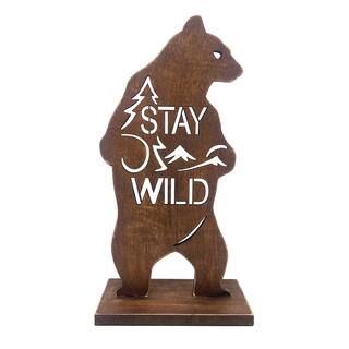 12" Stay Wild Bear Cut Out Tabletop Accent by Ashland® | Michaels Stores