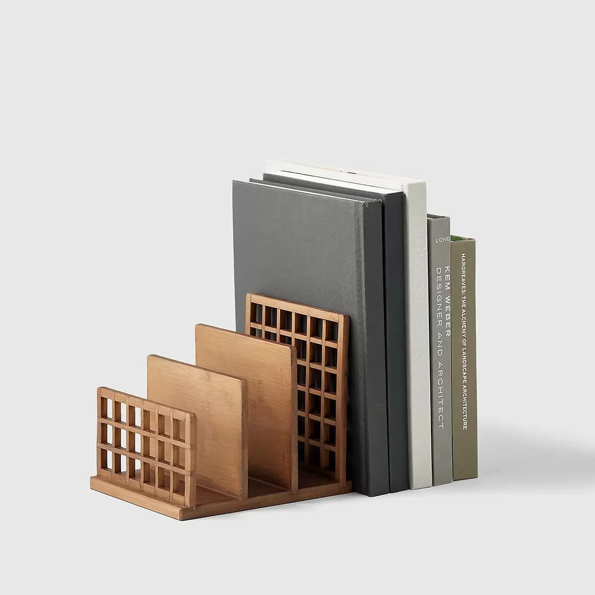 Marie Kondo Shoji Bookend Collator Ink Black | The Container Store