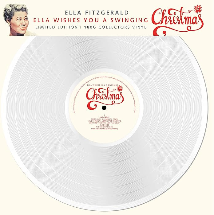 Ella Fitzgerald - Ella Wishes You A Swinging Christmas - Limited Edition White Vinyl | Amazon (US)