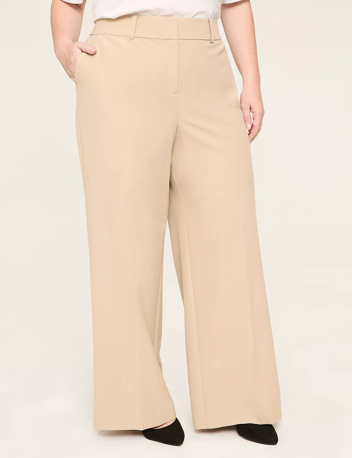 Perfect Drape High-Rise Wide Leg Pant | Lane Bryant (US)