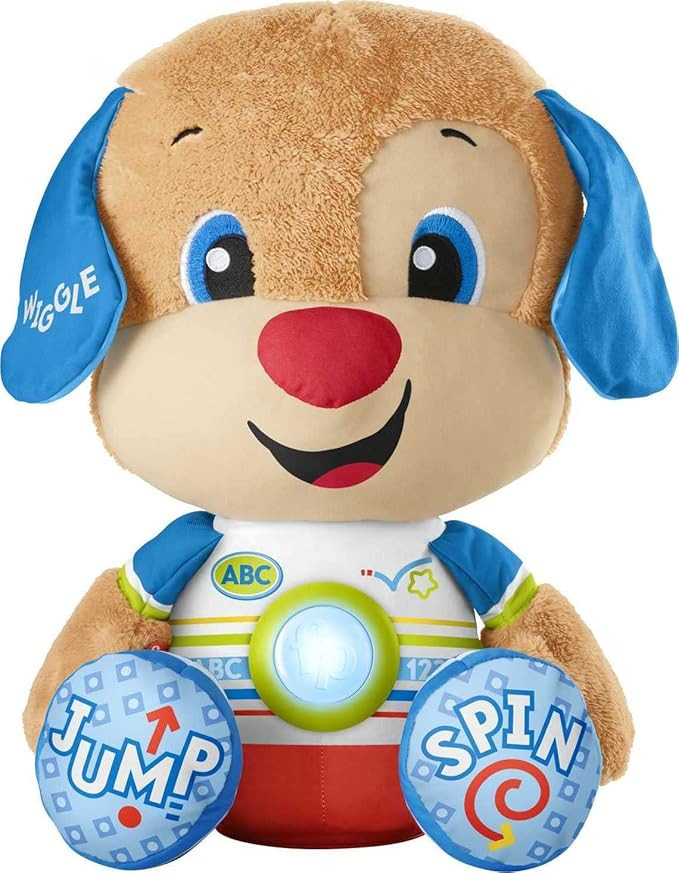 Fisher-Price Laugh & Learn Toddler Learning Toy So Big Puppy Musical Plush with Smart Stages Cont... | Amazon (US)