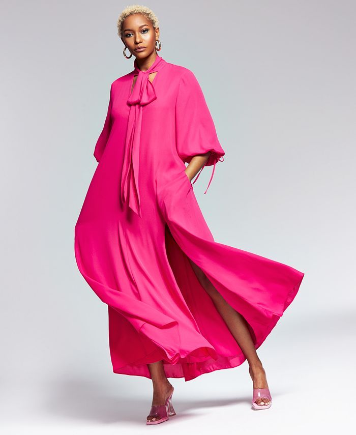 Ade Samuel for INC Women's Scarf-Neck Maxi Dress, Created for Macy's | Macys (US)