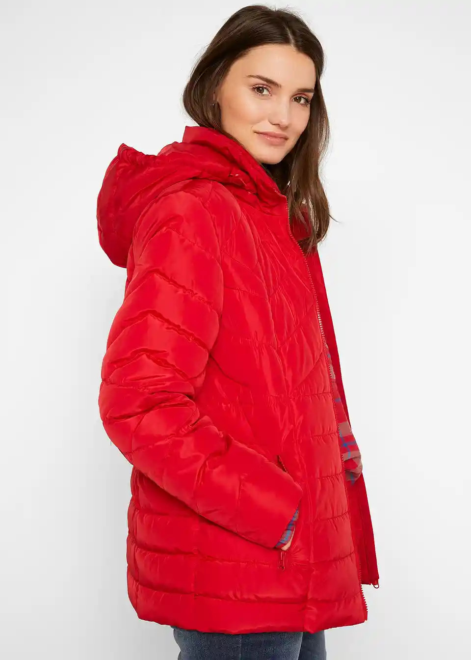 Leichte Steppjacke mit abnehmbarer Kapuze | Bonprix DE