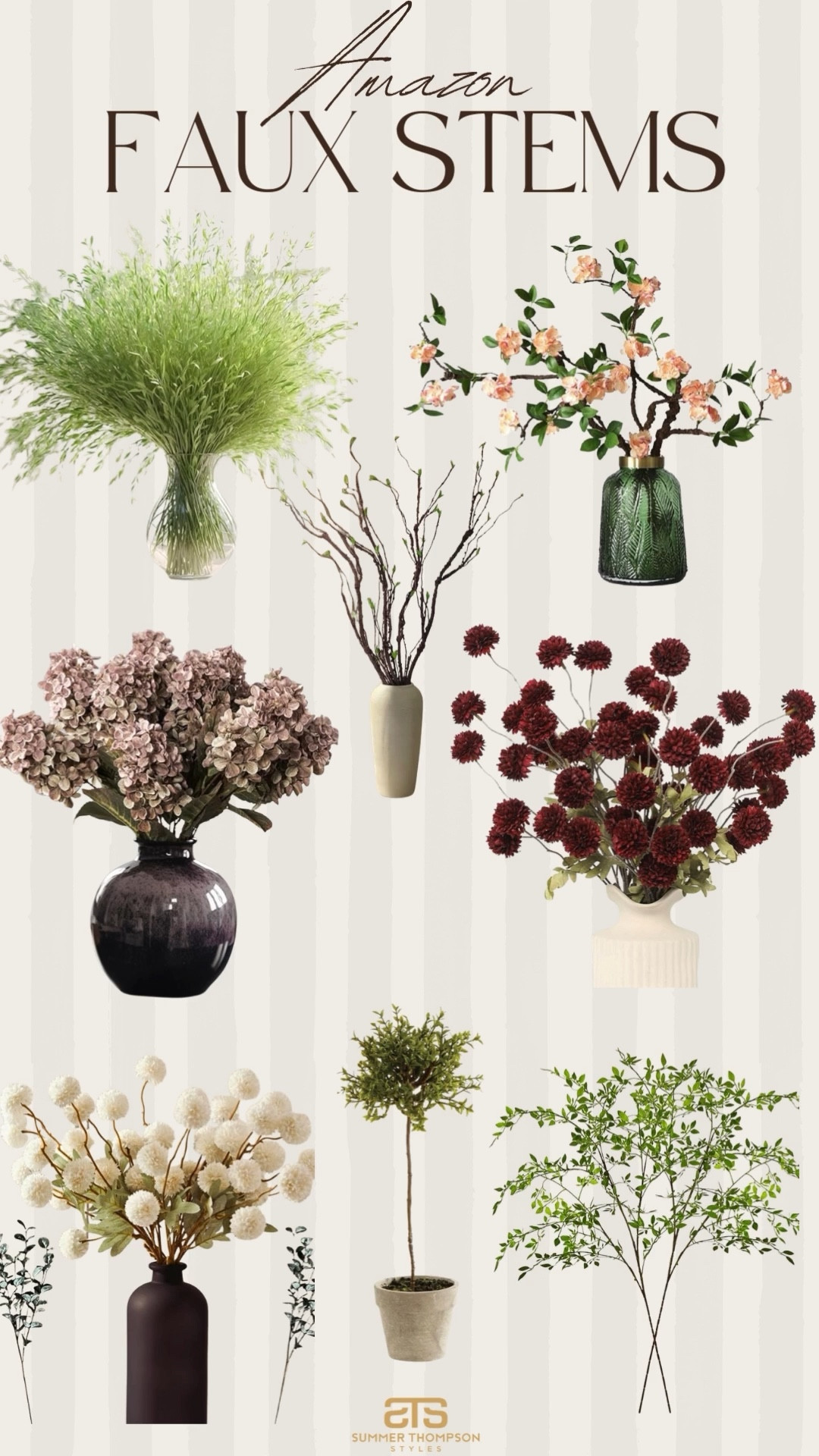 Amazon has the best stems! 

Amazon spring refresh greenery faux stems trending best sellers viral 

#LTKHome #LTKFindsUnder100 #LTKSeasonal