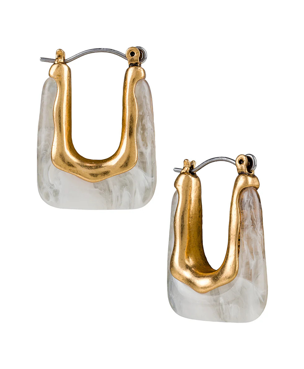Rectangle Hoop Earrings 
         Hoops | Patricia Nash Designs