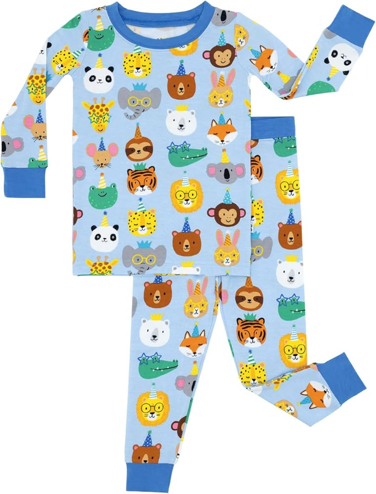 Little Sleepies Two-Piece Pajama Set for Boys & Girls, Soft Viscose from Bamboo Toddler Pajamas f... | Amazon (US)